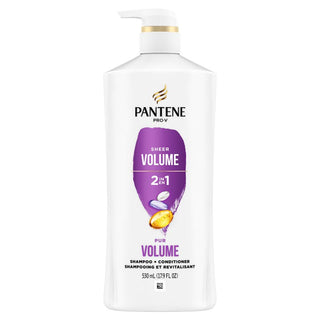 Pantene Sheer Volume 2 in 1 Shampoo + Conditioner 17.9 oz