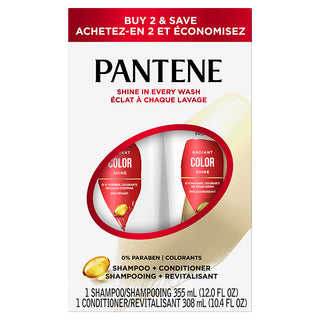 Pantene Radiant Color Shine Dual Pack 12.0 oz + 10.4 oz