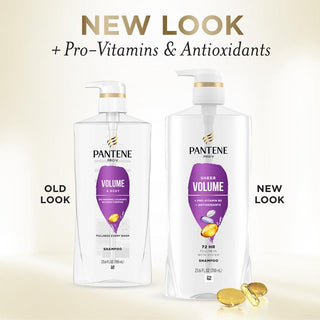 Pantene Sheer Volume Shampoo 23.6 oz new look