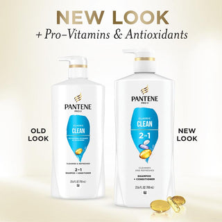 Pantene 2 in 1 Clean 23.6oz New Look