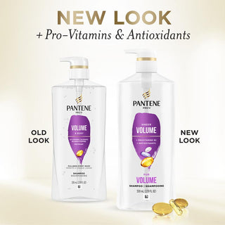 Pantene Sheer Volume Shampoo 17.9 oz new look