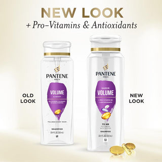 Pantene Sheer Volume Shampoo 10.4 oz new look