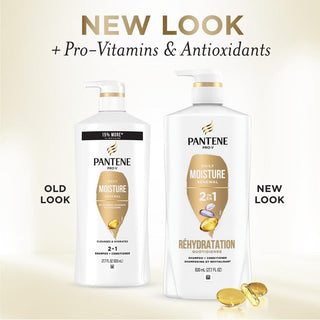 Pantene Daily Moisture Renewal 2 in 1 Shampoo & Conditioner 27.7 oz New Look