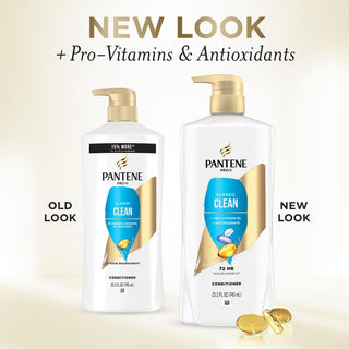 Pantene Classic Clean Conditioner 25.1 oz New Look