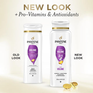 Pantene Sheer Volume 2 in 1 Shampoo + Conditioner new look