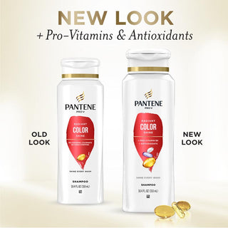 Pantene Radiant Color Shine Shampoo 10.4 oz new look