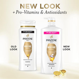 Pantene Daily Moisture Renewal Shampoo 17.0 oz new look