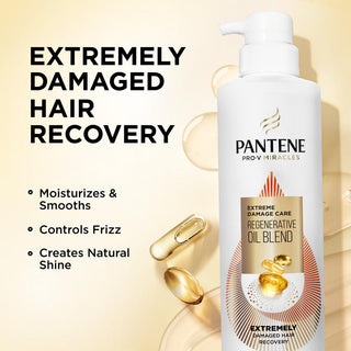 extremely damaged hair recovery. Moisturizes & Smooths. Controls Frizz. Creates Natural Shine