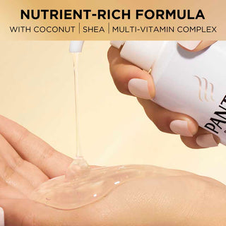 nutrient-rich formula with coconut, shea, and multi-vitamin complex
