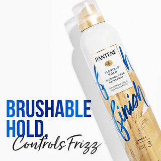NEW Flexible Control Alcohol Free Hairspray power claim