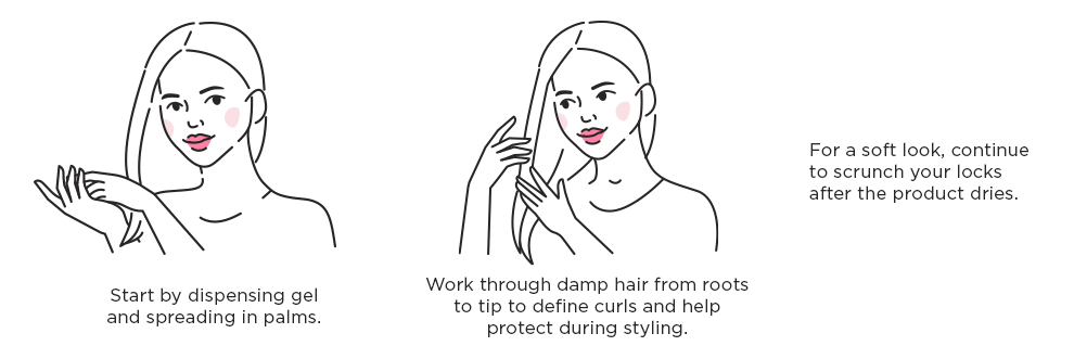 How to use - Curl Gel