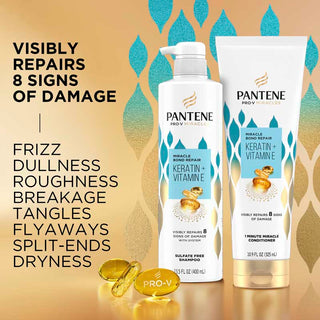 Miracle Repair Collection Visibly repairs signs of damage - Frizz, dullness, roughness, breakage