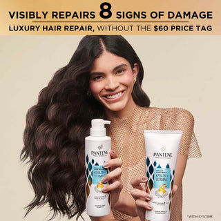 Visibly Repairs 8 signs of damage. Luxury hair repair without the $60 price tag