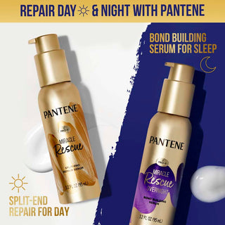 Repair Night and Day with Pantene - Split End for Day, Bond Building Serum for Sleep