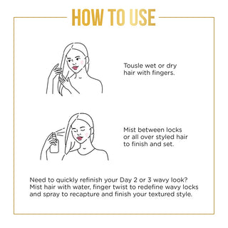 Natural Waves, Texturizing Salt Spray how to use