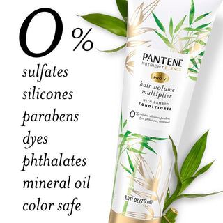 Hair Volume Multiplier Conditioner with Bamboo 0% sulfates, silicones, parabens, dyes, mineral oil, dyes