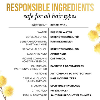 Responsible Ingredients safe for all hair types