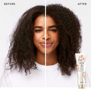 Complete Curl Care Conditioner with Jojoba Oil before and after