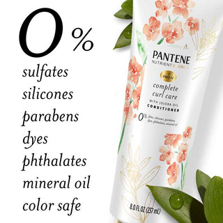 Complete Curl Care Shampoo with Jojoba Oil free of sulfates, silicones, parabens, dyes, mineral oils. color safe