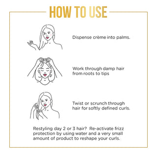 Wave & Curl Defining Hydrating Crème how to use