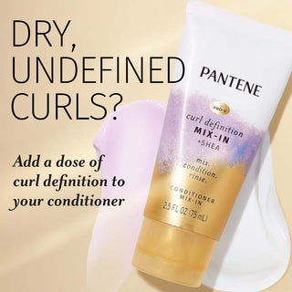 Dry, undefined curls? add a does of Curl Definition to your conditioner.