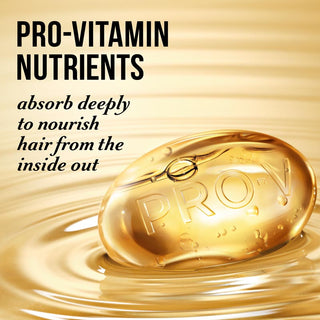 Pro-Vitamin Nutrients absorb quickly to nourish hair from the inside out