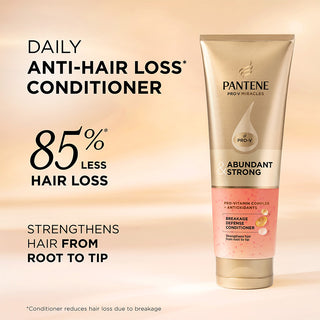 Daily Anti-Hair Fall* Conditioner 85%** Less Hair Fall. Strengthens hair from root to tip. *Conditioner reduces hair fall due to breakage