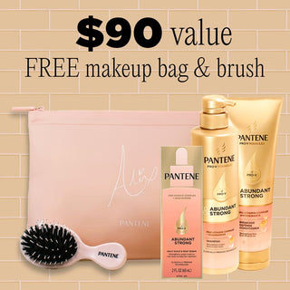 $90 value FREE makeup bag & brush